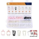 Assortment Kit 3/8" 5/16" Fuel Line Hose Pipe 70PCS Retaining Clips New. Price: $19.22.