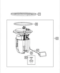 Genuine Mopar Level Unit Module Kit 68042937AA New. Price: $72.36.
