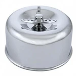 United Pacific A6282 Air Cleaner Cover 5/16" Round, Chrome, Smoot Finish, For New. Price: $48.06.
