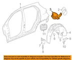 Gm Oem 18-19 Terrain Quarter Panel Components-fuel Pocket 84151534 New. Price: $36.94.