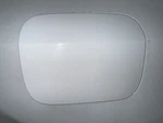 11-14 Volkswagen Jetta Gli Fuel Tank Door Candy White LB9A Used. Price: $104.10.
