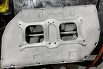 Edelbrock 426 Hemi Bbl Inline Intake Rat Roast, CUDA,CHARGER,GTX,DART,RO23 Used. Price: $1160.00.