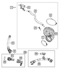 Genuine Mopar Make Up Air Hose 05038837AF New. Price: $83.07.