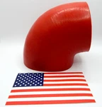 4.75" To 4" 90 Degree Ply Hi Pressure Temp Silicone Coupler Us Seller New. Price: $15.29.