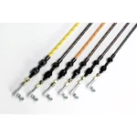 Lokar VS-1003 Vintage Series Throttle Cable, Blk W/ White Tracers New. Price: $83.95.