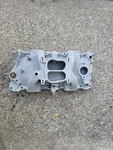 Vintage Edelbrock 2101 4 Barrel Intake Manifold Aluminum Chevy Sbc Holley Q-jet Used. Price: $129.99.
