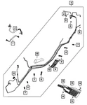 Genuine Mopar Trailer Hitch Receiver Bolt 6508286AA New. Price: $16.62.