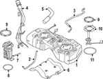 Genuine Nissan Fuel Tank Shield 17285-7LG0A New. Price: $151.41.