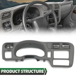 Fit For 98-05 Chevy S10 Blazer Jimmy Sonoma Double Din Dash Radio Cluster Bezel New. Price: $78.95.