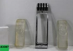 1953 Pontiac Chieftain Left Front Turn Parking Signal Bezel 2-LENSES Catalina Used. Price: $89.00.
