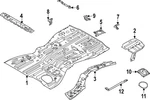 Genuine Nissan Fuel Tank Access Cover 74846-6SA0A New. Price: $38.50.
