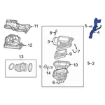 For Jeep Wrangler 2020-2024 68298221AA Air Cleaner Bracket New. Price: $105.33.