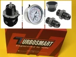 Turbosmart TS-0404-1032 Fuel Pressure Regulator + Gauge Fittings FPR8 8AN Brand. Price: $268.22.