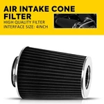 Auxito 4" Truck Long Performance High Flow Cold Air Intake Cone Dry Filter Black New. Price: $23.74.