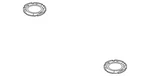 Genuine Mitsubishi Mount Ring 1760A686 New. Price: $64.58.