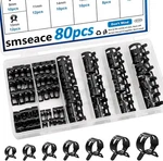 80 Spring Hose Clamps 7-18MM Constant Tension For Fuel Line Vacuum Air Clip New. Price: $15.97.