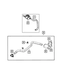 Genuine Mopar Fuel Filter Bracket 68233646AA New. Price: $15.69.