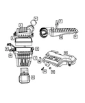 Genuine Mopar Hose Clamp 53032530AA New. Price: $16.11.