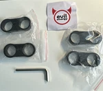 Qty Evil Energy 12AN Hose Separator Clamp Fuel Line Mounting Aluminum 4 Pieces New. Price: $13.99.