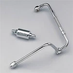 Edelbrock 8128 Dual-feed Fuel Line/filter Kit New. Price: $137.95.