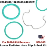 Lower Radiator Hose Clip & Seal Kit For Gm 2006-2016 Duramax 6.6LL 500-315 New. Price: $9.99.