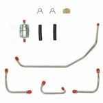 Pump To Carb Fuel Lines 1970-74 Dodge Challenger Holley Dual Feed Set RPC6611SS New. Price: $88.42.