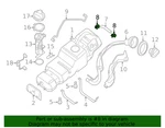 Genuine Nissan Fuel Filler Hose Clamp 16439-JA00B New. Price: $9.65.