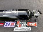 Nos 15LB Nitrous Bottle W/super HI-FLO,GAUGE,6AN Nut,blowdown New. Price: $333.33.