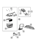Genuine Mopar Clamp 06512782AA New. Price: $6.22.