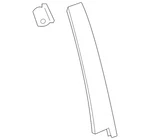 Genuine Gm Rear Driver Side Door Window Frame Front Applique 23363734 New. Price: $62.87.