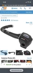 Afe Power Momentum Gt Cold Air Intake System W/ Pro 5R Filter New. Price: $299.99.