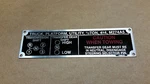 M274A5 Mule Military Data Plate Shift Pattern 11592143 New. Price: $22.50.