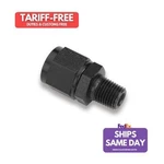 Earls AT916104ERL, One Black Aluminum Adapter Fitting 4AN Fem Swivel To Male 1/8 New. Price: $41.35.