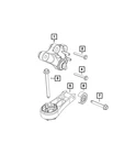 Genuine Mopar Hex Head Bolt And Washer Mounting 6511848AA New. Price: $23.22.