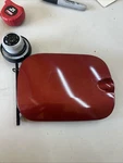 2008-2015 Nissan Rogue Red Fuel Gas Filler Door W/ Cap Oem Used. Price: $25.17.