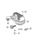 Genuine Mopar Fresh Air Duct 4591461AA New. Price: $48.29.