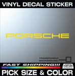 Porsche Sticker Vinyl Decal Motors Suv Car Truck Window Racing Pick Size & Color New. Price: $22.99.