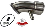 High Flow 3.5" Polished Turbo Intake Horn Pcv Port For 17-19 6.6L L5P Duramax New. Price: $199.00.