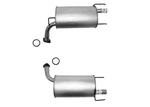 Left + Right Rear Mufflers Dual For Camry Xle 07-11 ES350 07-12 3.5L V6 New. Price: $368.00.
