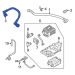 Ford F-250 Super Duty 2020-2022 LC3Z6A664A Pcv Valve Hose New. Price: $20.00.