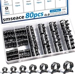 80 Spring Hose Clamps 7-18MM Constant Tension For Fuel Line Vacuum Air Clip New. Price: $14.39.