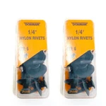 Dorman 963-522 Nylon Rivets 1/4 Retainer Fits Kia Mazda Nissan, 12 Pcs New. Price: $9.94.
