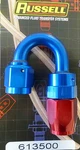 Russell 613500 Full Flow Swivel Hose End Fitting 180 Deg AN6 # 6AN Red Blue New. Price: $35.95.