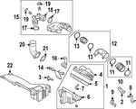 Genuine Nissan Engine Air Duct Clamp 16531-6SY0B New. Price: $18.84.