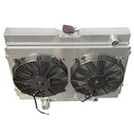 Fit 1967-1970 Ford Mustang Mercury Cougar 3ROW Aluminum Radiator With Fan Shroud New. Price: $190.00.
