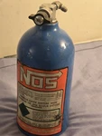Vtg 1986 Nos Nitrous Oxide Systems 2 Lb Bottle Tank Empty Date Coded 4-86 Blue. Price: $160.00.