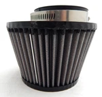 K&n RU-9160 Cold Air Intake Filter 2-5/8" Clamp On Flange 5" Base Diam 4" Height New. Price: $31.45.