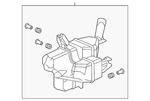 2016-2018 Acura Rdx Genuine Resonator Chamber Assembly Oem 17230-5ME-A00 New. Price: $120.50.