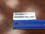 1977 1978 1979 1980 1982 1984 1985 1986 1987 Ford Mercury Unleaded Fuel Decals New. Price: $10.00.