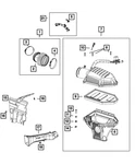 Genuine Mopar Clean Air Duct 53011067AA New. Price: $163.35.